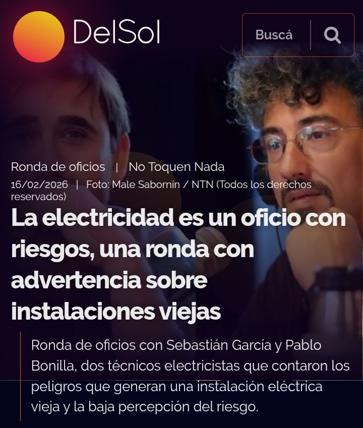Entrevista en del sol fm