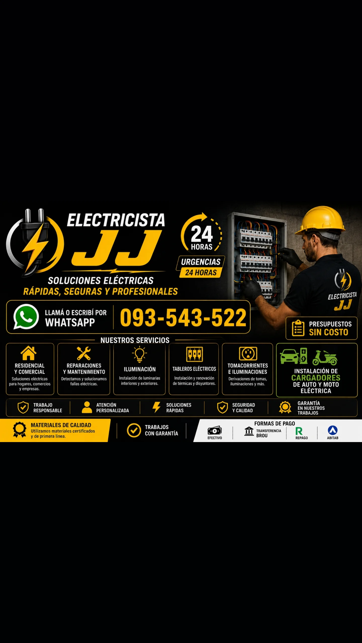 Tablero para auto eléctrico