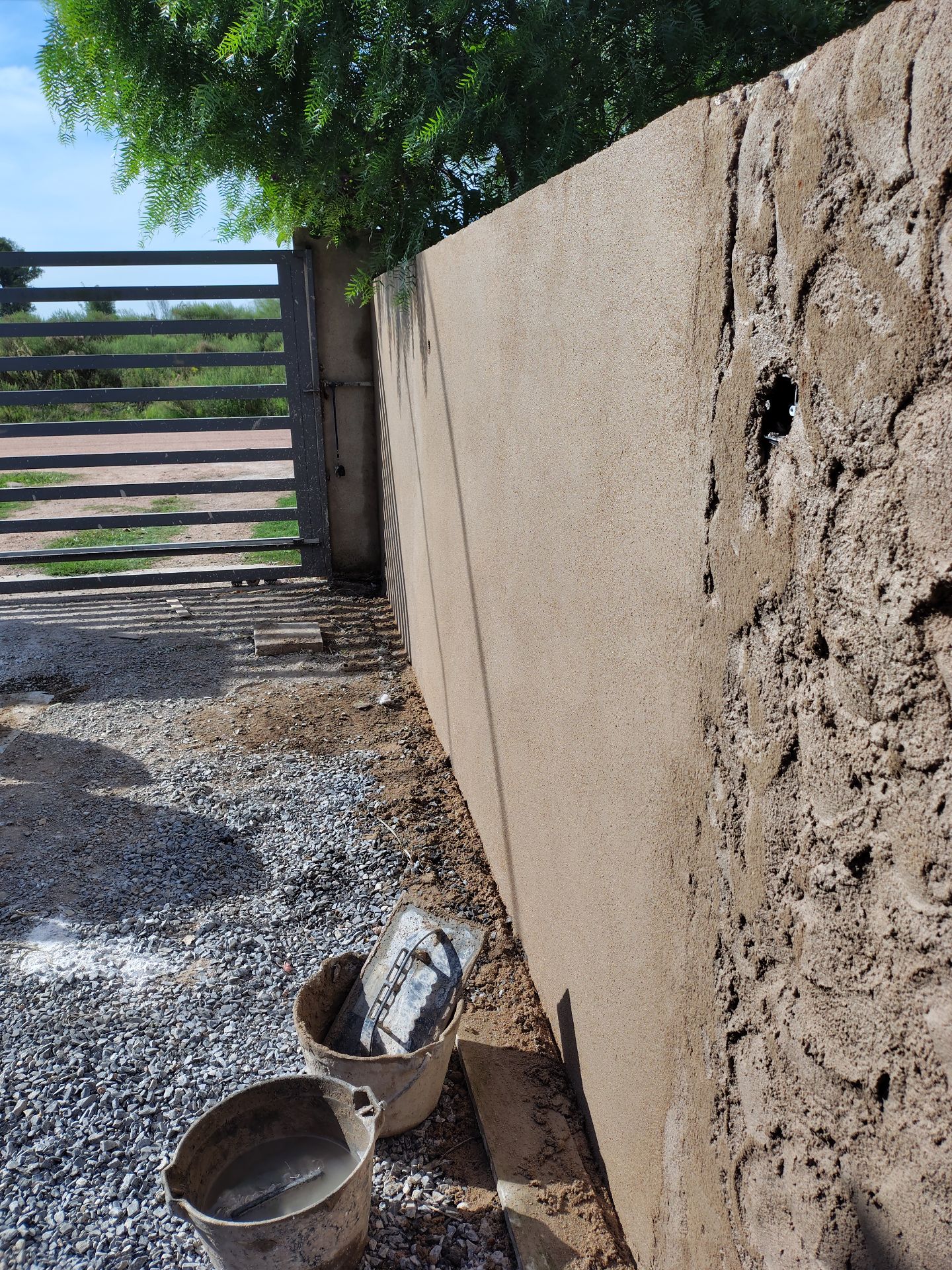 Revoques gruesos de muro