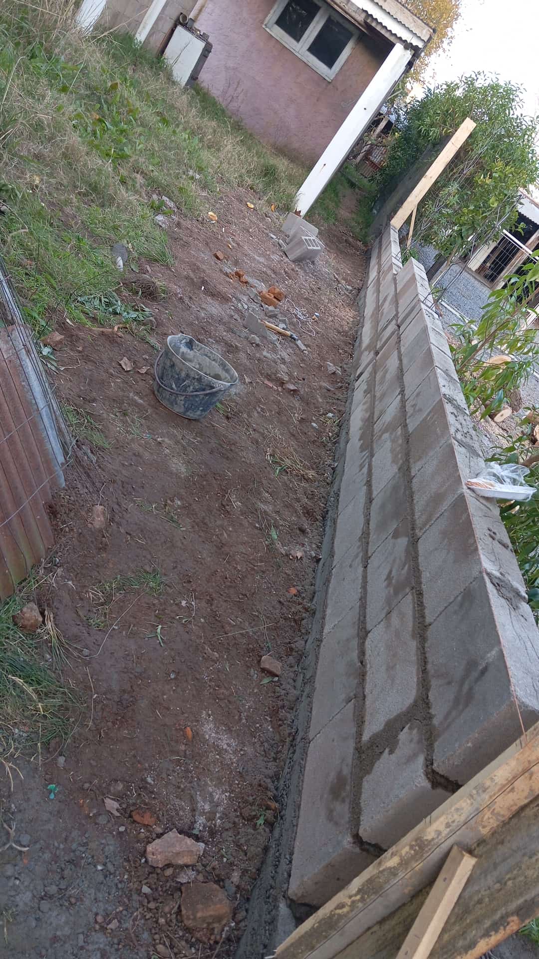 Trabajo de albañilería